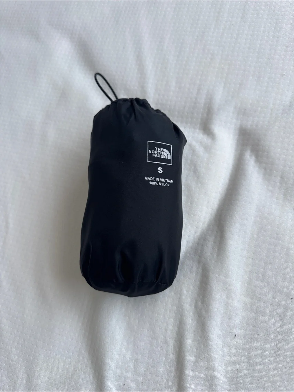 The North Face Black jacket - Drawstring Carry bag